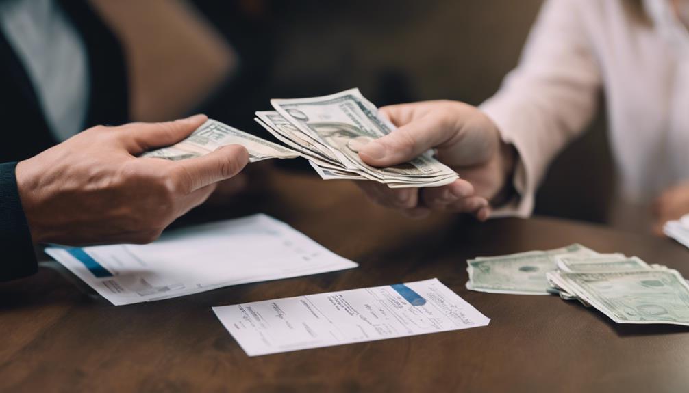 kontakt und finanzielle folgen