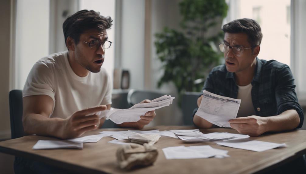 streit um finanzielle entscheidungen
