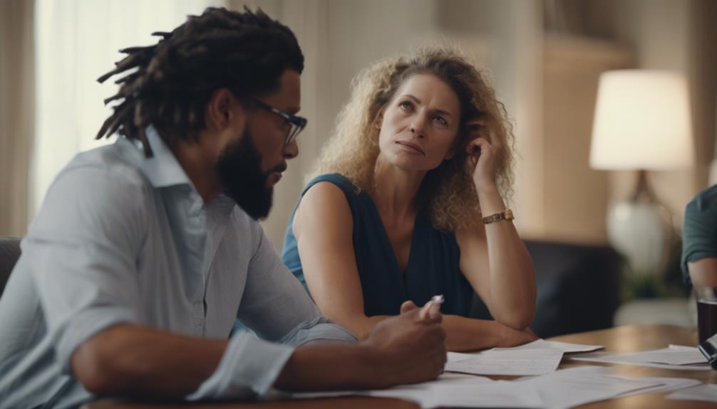 unterhaltsdiskussionen bei geschiedenen paaren