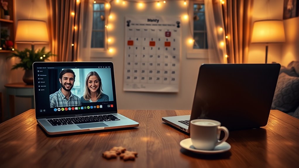 Verbindung über Entfernung hinweg herstellen