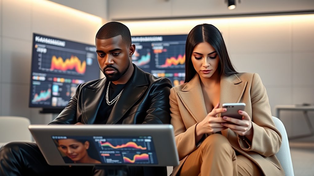 celebrity couple social media