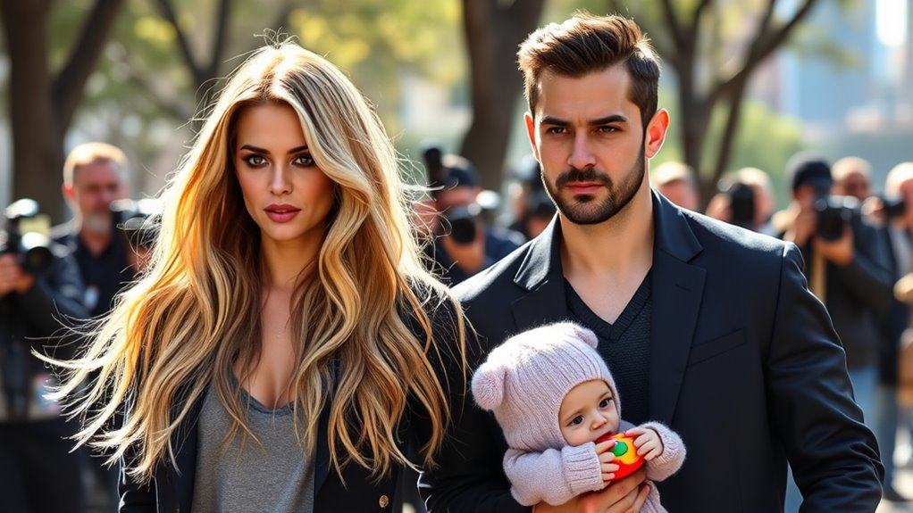 celebrity parents manage media