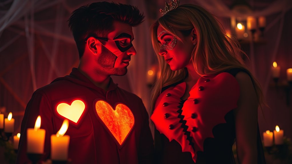 costumes reflect relationship dynamics