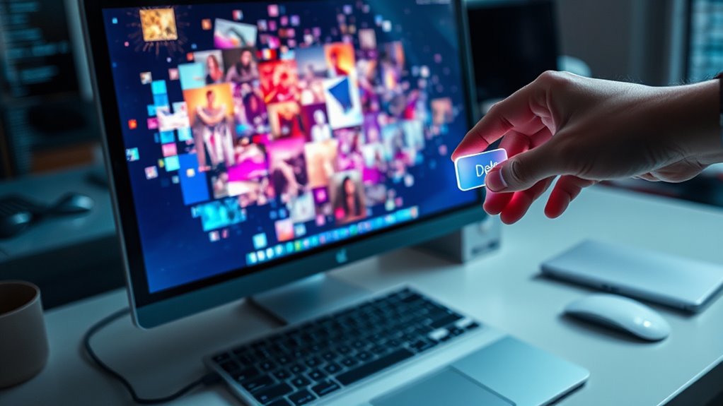 lösche digitale Erinnerungen ohne Reue