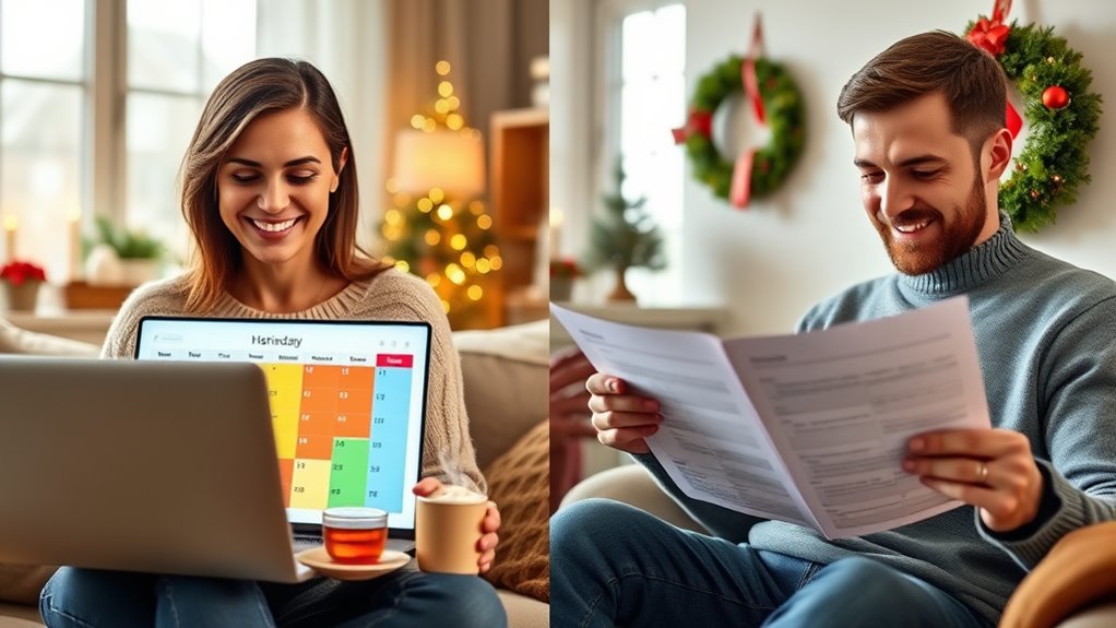 divorce holiday vacation planning