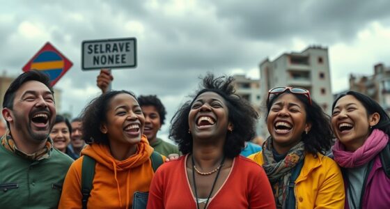 laughter unites during crises