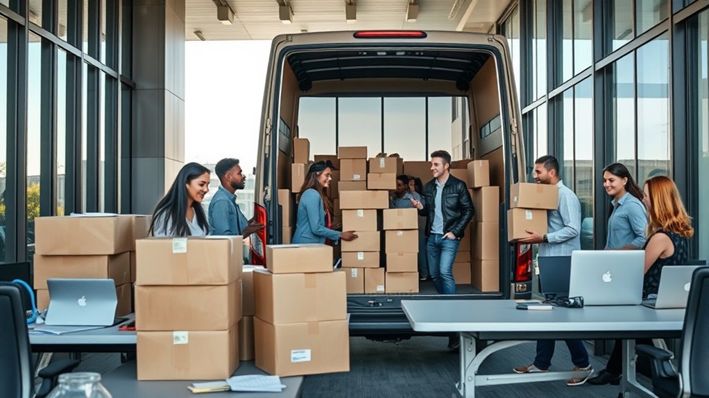 Büroverlegung verbessert die Markenbildung