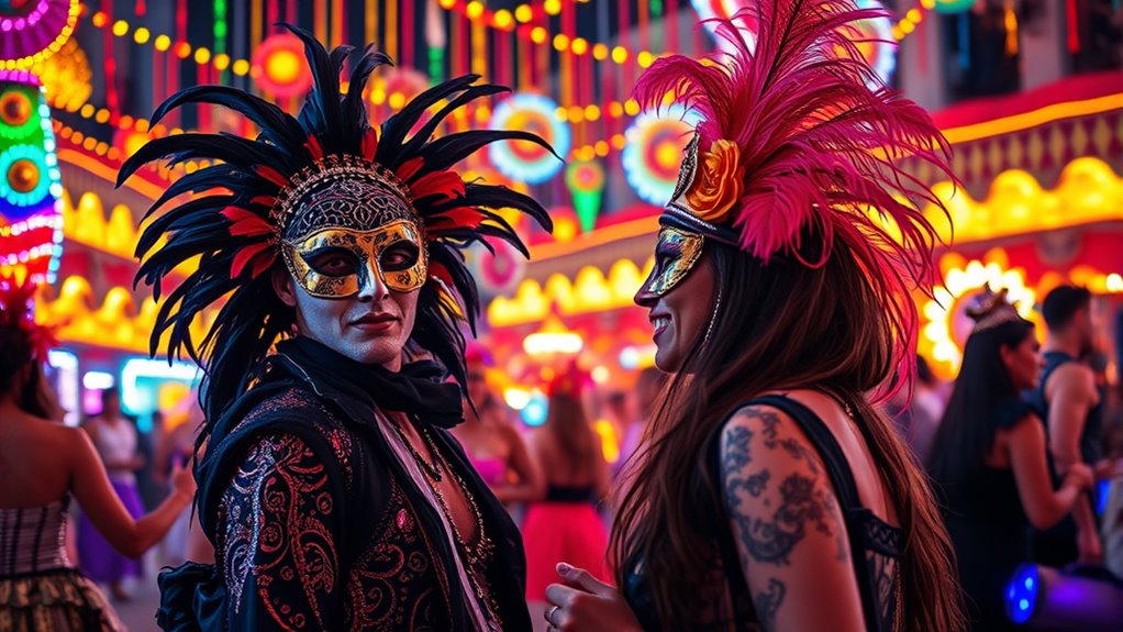 Respektiere kulturelle Grenzen während Feierlichkeiten