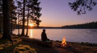 Camping nach Trennung Heilung draußen