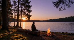 Camping nach Trennung Heilung draußen