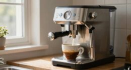 Kaffeemaschine mit Milchsystem