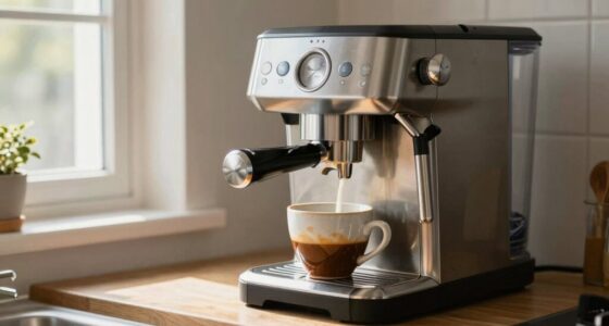 Kaffeemaschine mit Milchsystem