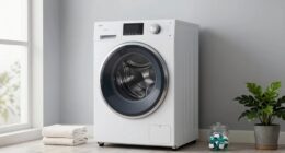 Kompakte Waschmaschine mit Trockner für Singles
