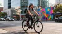 E-Bike-Fahrer nach der Trennung