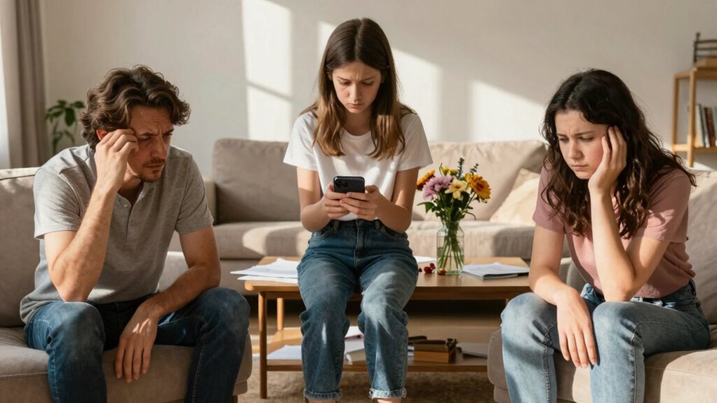 Familieninterferenzen verursachen Konflikte