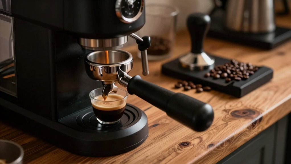 Heimisches Espressobereitungs-Hobby