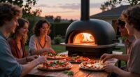 Zuhause Pizzaofen Treffen