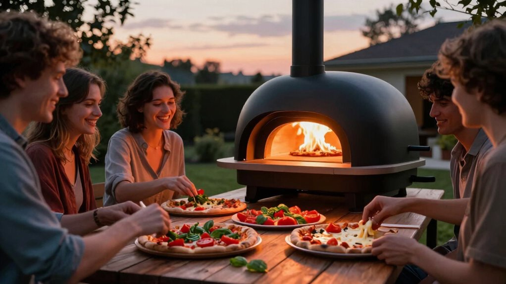 Zuhause Pizzaofen Treffen