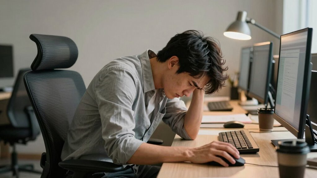 optimierter Arbeitsplatz für Wohlbefinden