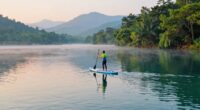 Paddleboarding und Heilungsreise