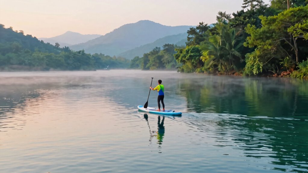 Paddleboarding und Heilungsreise