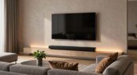 Soundbar verbessert die Atmosphäre im Wohnzimmer