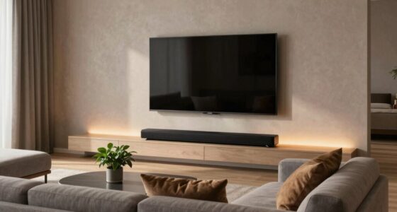 Soundbar verbessert die Atmosphäre im Wohnzimmer