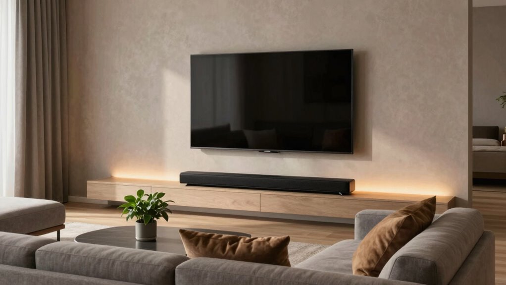 Soundbar verbessert die Atmosphäre im Wohnzimmer