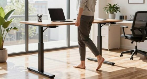 Stehschreibtisch für Stabilität