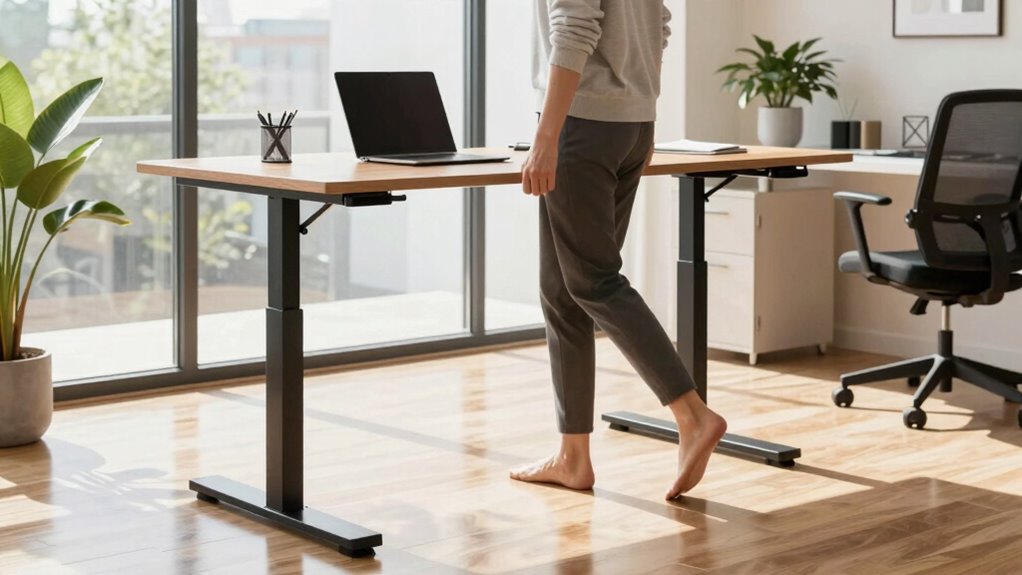 Stehschreibtisch für Stabilität