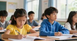 plötzliche Veränderungen in der Leistung der Schüler