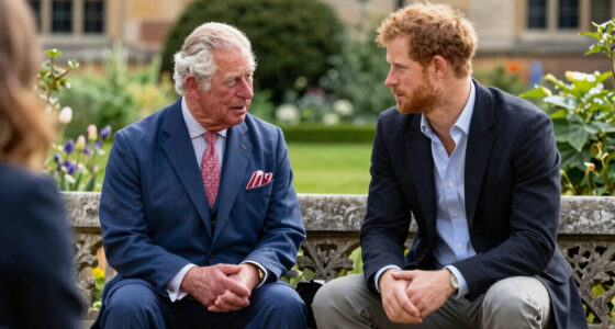 King Charles Prince Harry Meeting